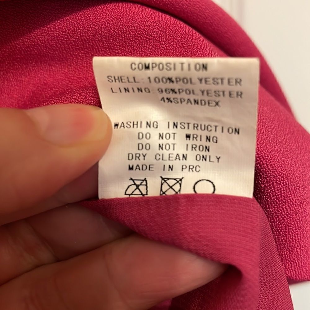 Blaque Label Raspberry colored Shift dress with pockets - Picture 5 of 8